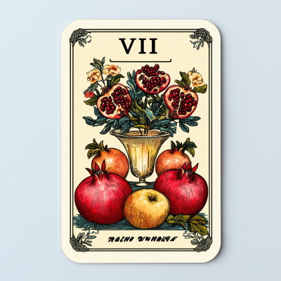 Modern Tarot Card Sticker