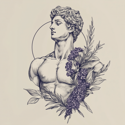 Tattoo Sketch of Imperfection Apollo