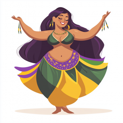 Plus Size Belly Dancer