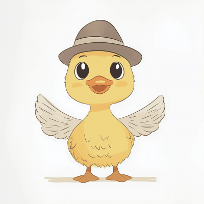 Cute Duck Illustration