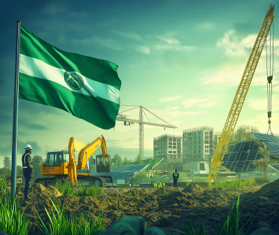 Nigerian Flag and Green Infrastructure