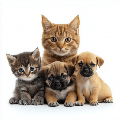 Cats and Puppies Together