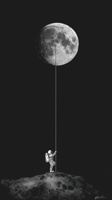 Climbing to the Moon