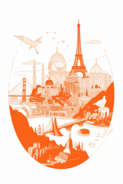 Earth and Landmarks