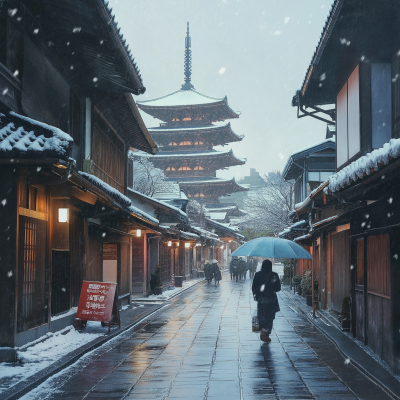 Kyoto in Winter