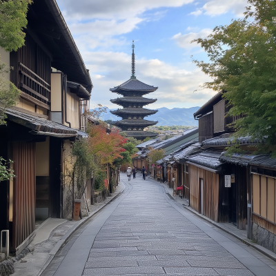 Geisha in Gion District