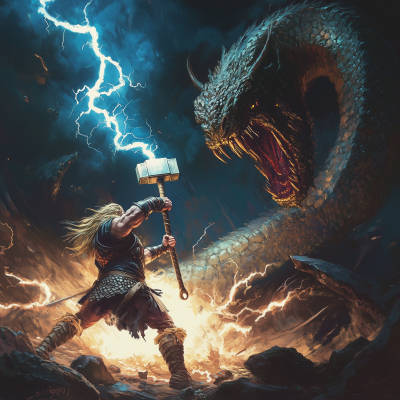 Thor vs Jörmungandr