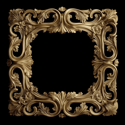 Golden Baroque Frame