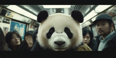 Panda in the Subway