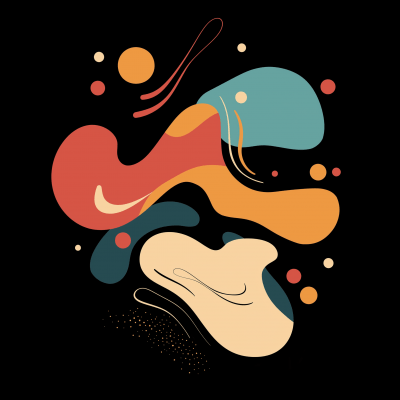 Abstract Flowy Shapes