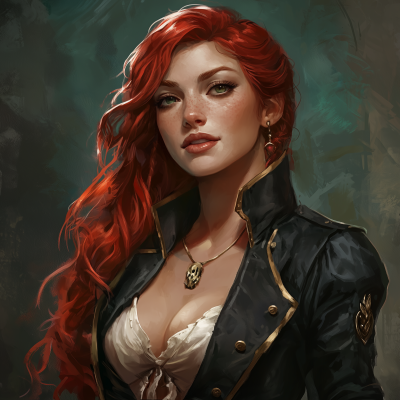 Women Pirate Portrait