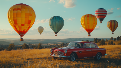 Colourful Hot Air Balloons