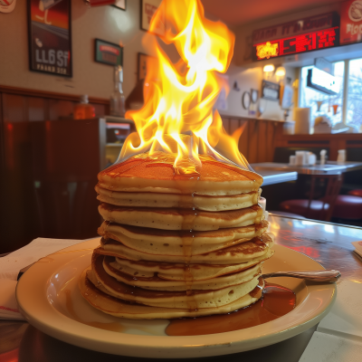 Pancakes on Fire