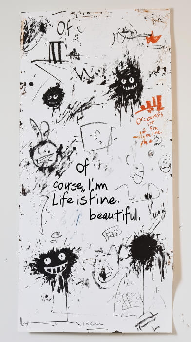 Handwritten Note with Doodles