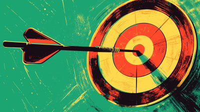 Dart Bullseye Illustration