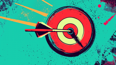 Dart Bullseye Illustration