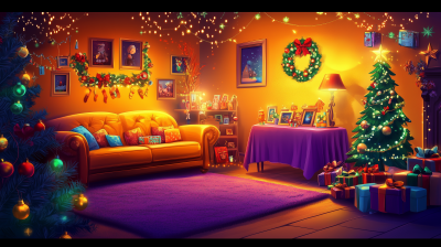 Christmas Game Loading Background