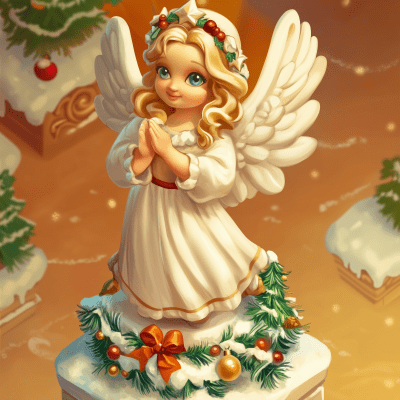 Christmas Angel Statue