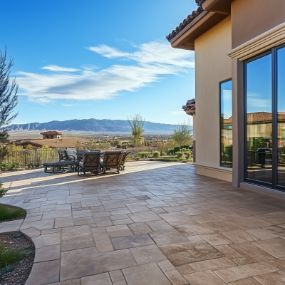 Sunlit Paver Patio