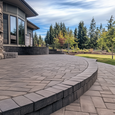 Sunlit Paver Patio