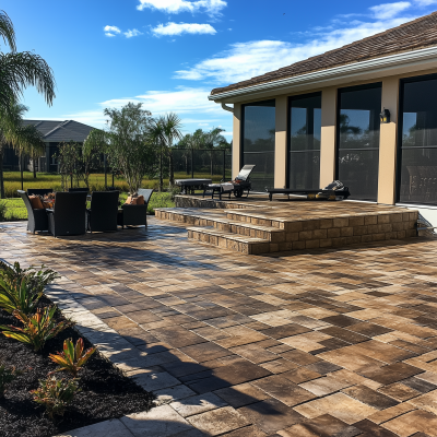 Sunny Paver Patio