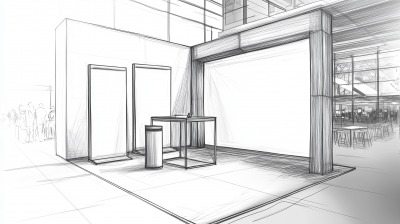 Exhibition Stand Sketch