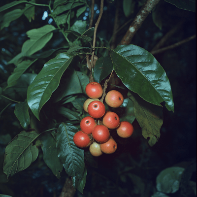 Camu Camu Plant at Night