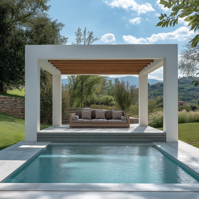 Poolside Pergola