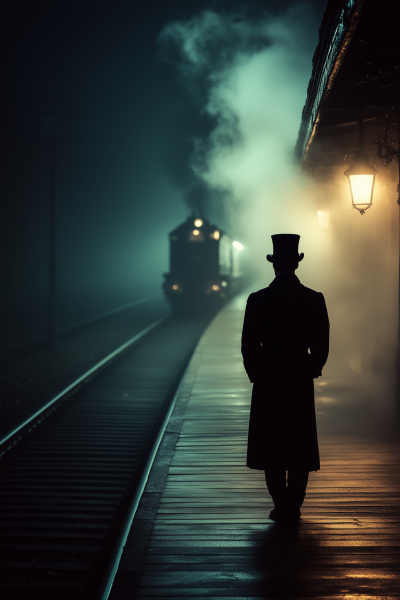 Victorian Night at the Railway