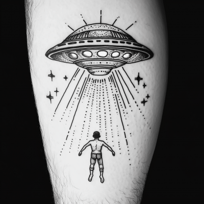 Flying Saucer Abduction