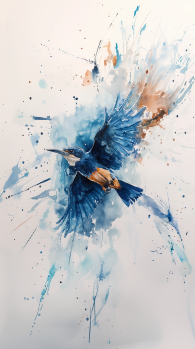 Colorful Watercolor Birds