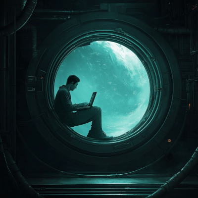 Contemplation by the Porthole