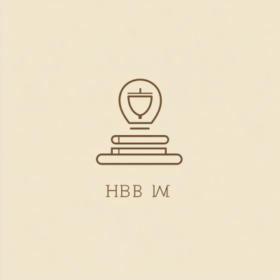 Minimalistic Library Logo Design