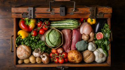 Wooden Trunk of Ingredients