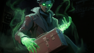 Ghostly Briefcase Opening