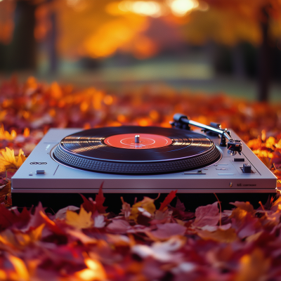 Technics SL1200 in Autumn Leaves