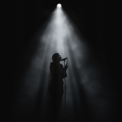 Silhouette of a Singer