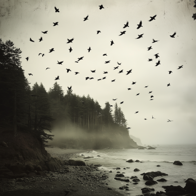 Murder of Crows in the Pacific Northwest