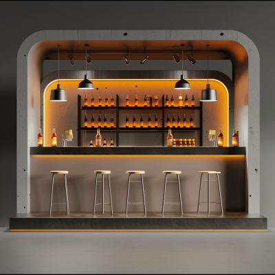 Modern Beer Stand