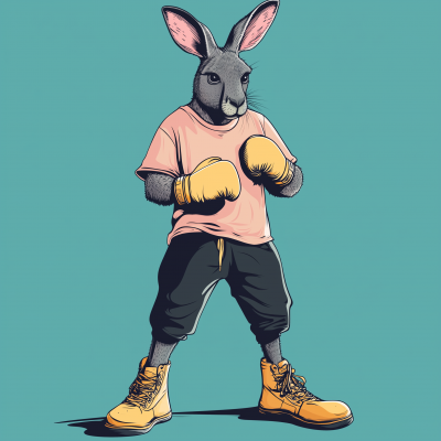 Boxing Kangaroo