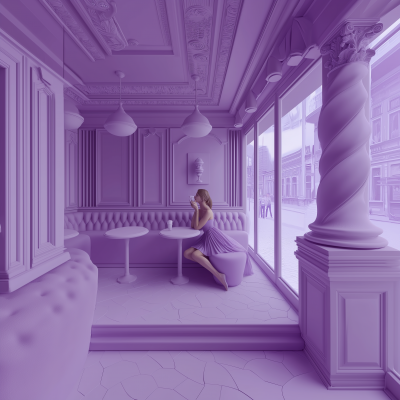 Purple Ice Cream Room