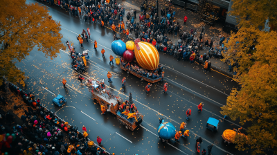 Macy’s Day Parade Aerial View