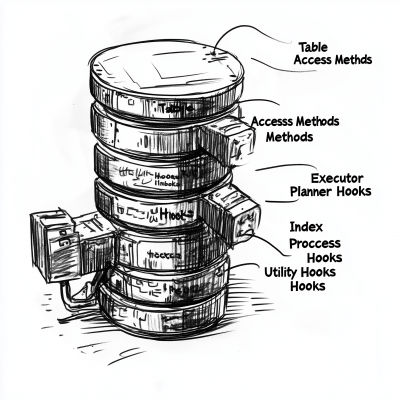 Postgres Database Extensibility Diagram