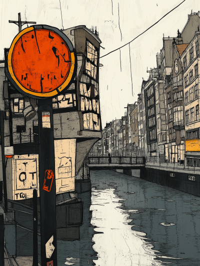 Dystopian Amsterdam Canals