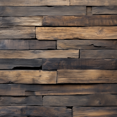 Rough Cut Wood Wall Background