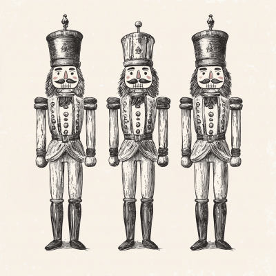 Retro Nutcracker Toys