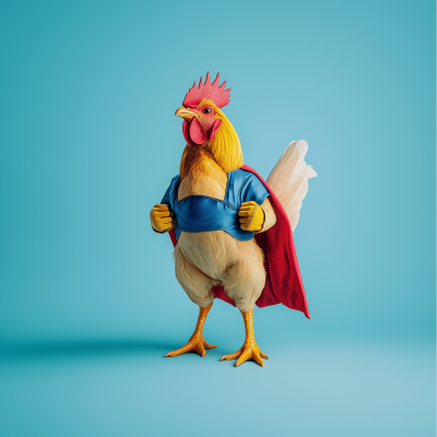 Superhero Chicken