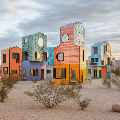 Colorful Circus Architecture