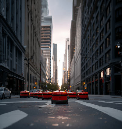 Delivery Robots on the Street