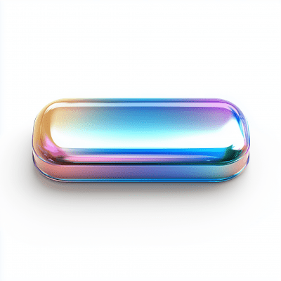 Iridescent Rounded Button